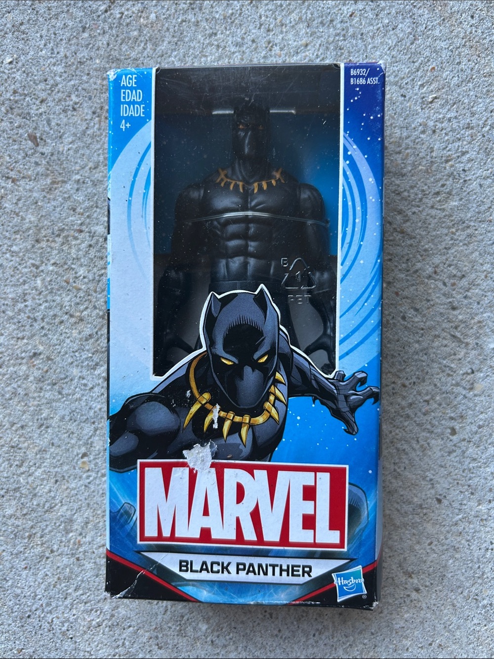 Marvel Black Panther Figure - Black with Gold Accents